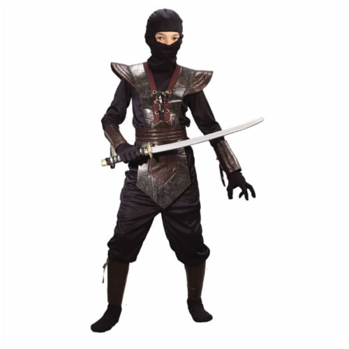 Costumes For All Occasions FW5920LG Ninja Fighter Leather Large Child Perspective: front