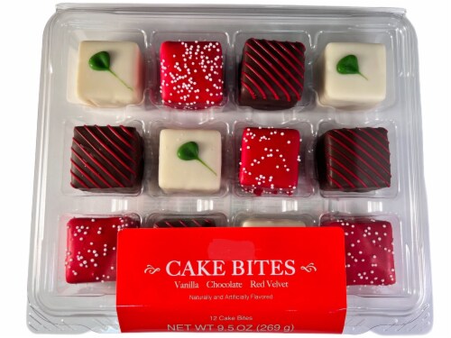 The Swiss Colony Holiday Cake Bites Perspective: front