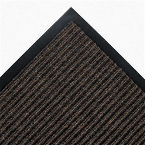 Crown Needle Rib Wipe And Scrape Mat, Polypropylene, 36 X 60, Brown NR 0035BR Perspective: front