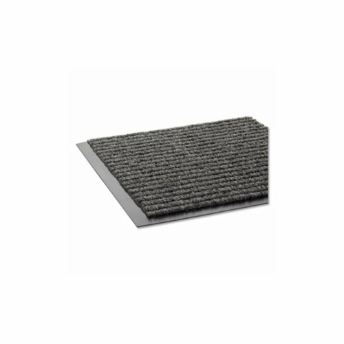 Needle Rib Wipe and Scrape Mat, Polypropylene, 36 x 120, Gray Needle Rib Wipe and Scrape Mat, Polypropylene, 36 x 120, Gray