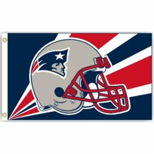 New England Patriots Flag 3x5 Helmet Design, 1 - Food 4 Less