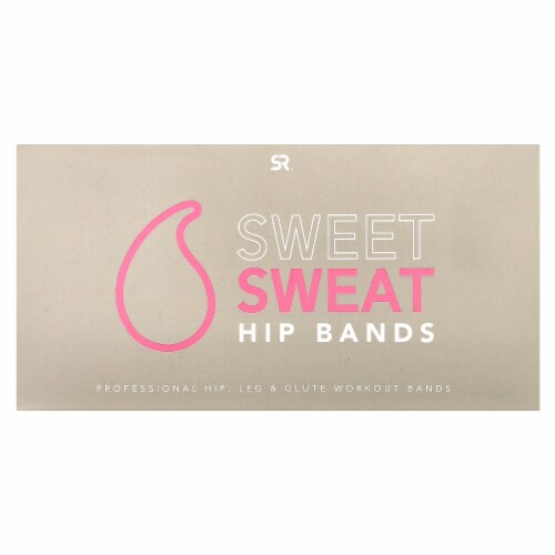 Sweet Sweat Hip Bands and Resistance Set with 3 Levels of Resistance Non Slip Fabric Booty 3 Count Pick n Save