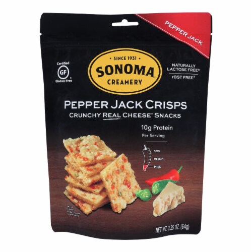 Sonoma Creamery - Cracker Pepperjack Crisp - Case of 12 - 2.25 OZ Perspective: front