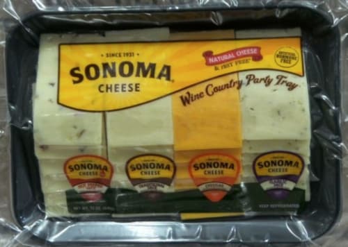 Sonoma Jack Wine Country Party Tray Perspective: front