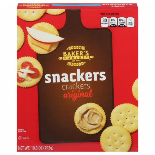 Baker's Harvest Original Snackers Crackers Perspective: front