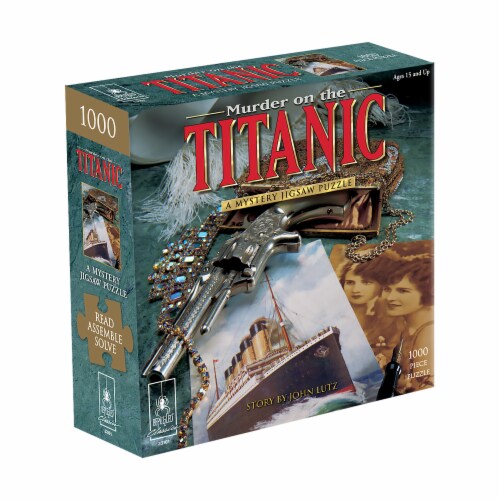 University Games Murder on the Titanic Classic Mystery Jigsaw Puzzle Perspective: front
