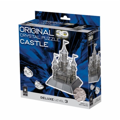 BePuzzled 3D Castle Crystal Puzzle Perspective: front