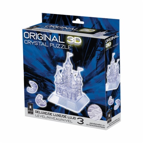BePuzzled 3D Castle Crystal Puzzle Perspective: front