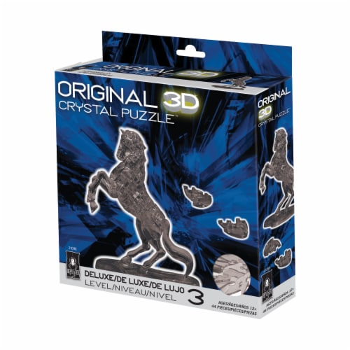BePuzzled 3D Crystal Stallion Puzzle Perspective: front