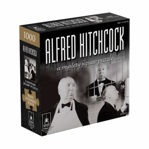 BePuzzled Alfred Hitchcock Classic Mystery Jigsaw Puzzle Perspective: front