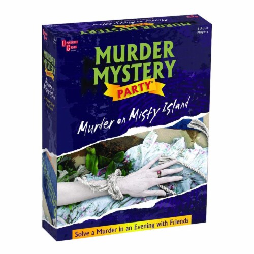 Murder Mystery Murder On Misty Island The Party Game Perspective: front
