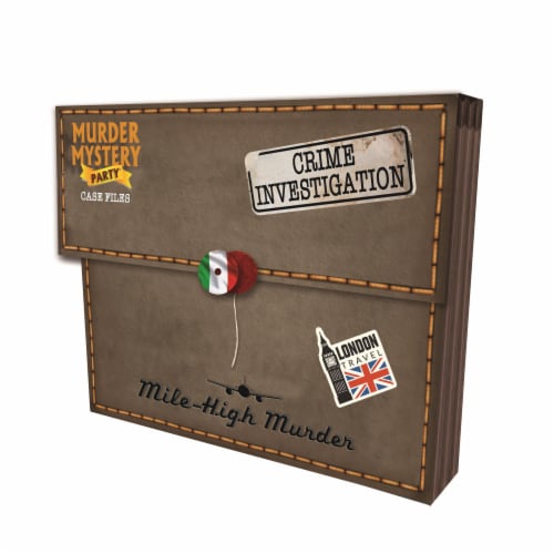 University Games Mile High Murder Murder Mystery Party Case File Perspective: front