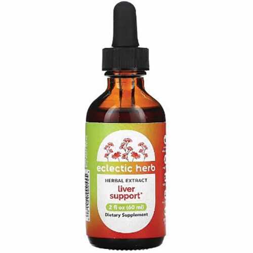 Eclectic Institute Milk Thistle Dandelion Compound Extract Perspective: front
