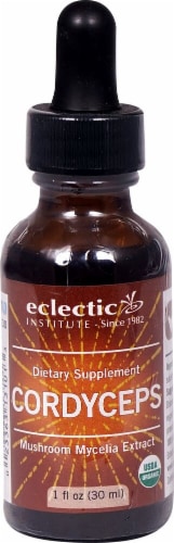 Eclectic Institute Cordyceps Mushroom Mycelia Extract Perspective: front