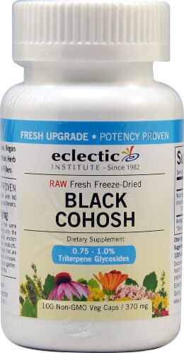 Eclectic Institute Black Cohosh Capsules 370 mg Perspective: front