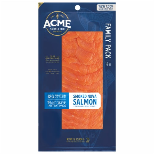 Acme Smoked Fish Nova Smoked Salmon Perspective: front