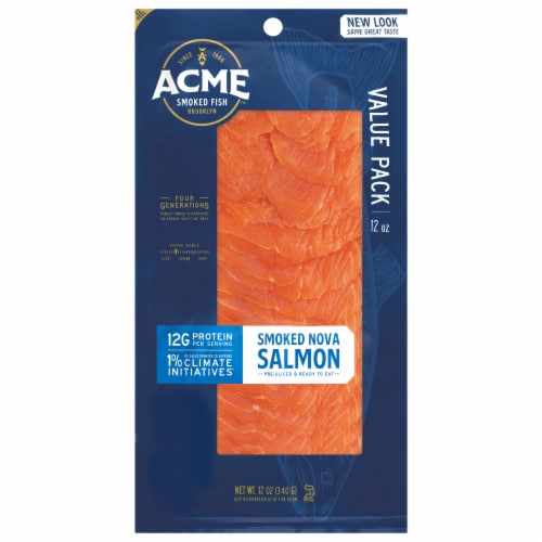 ACME Classic Smoked Nova Salmon Perspective: front