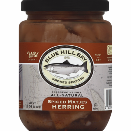 Blue Hill Bay All-Natural Spiced Matjes Herring Perspective: front