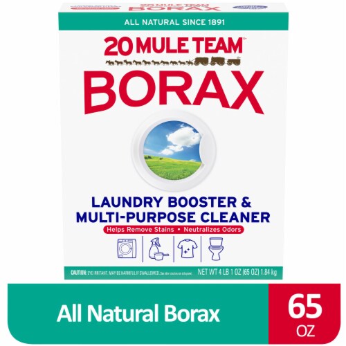 20 Mule Team® Borax Laundry Booster & Multi-Purpose Cleaner Perspective: front