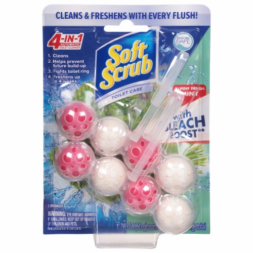 Soft Scrub® Toilet Care Alpine Fresh Mint Bleach Duo Pack Perspective: front