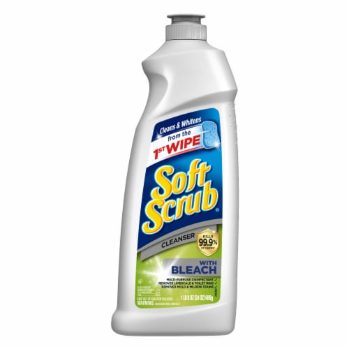 Soft Scrub® Multi Purpose Disinfectant Cleanser with Bleach Perspective: front