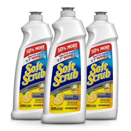 Soft Scrub All Purpose Lemon Cleanser Perspective: front