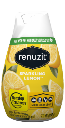 Renuzit® Sparkling Lemon™ Adjustables Gel Air Freshner Perspective: front