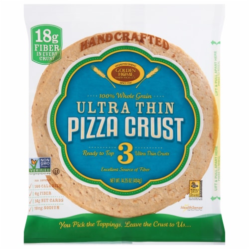 Golden Home® Ultra Crispy Pizza Crust Perspective: front