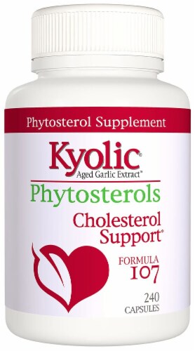 Kyolic Aged Garlic Extract™ Phytosterols Formula 107 Capsules Perspective: front