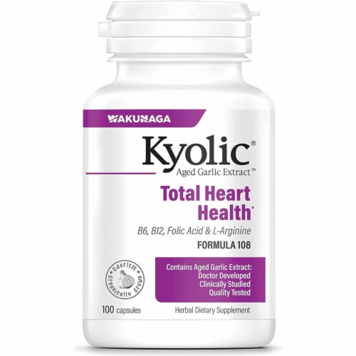Kyolic Total Heart Health Formula 108 100 Caps Perspective: front