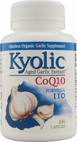 Kyolic  Aged Garlic Extract™ CoQ10 Formula 110 Perspective: front