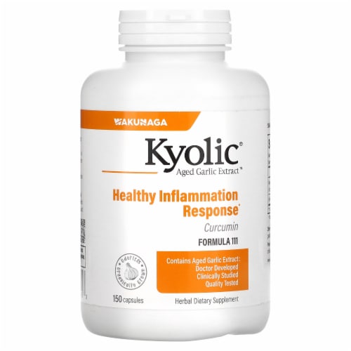 Kyolic Aged Garlic Extract, Inflammation Response, Curcumin, 150
