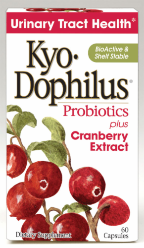 Kyo Dophilus Plus Cranberry Extract Probiotics Dietary Supplement Perspective: front
