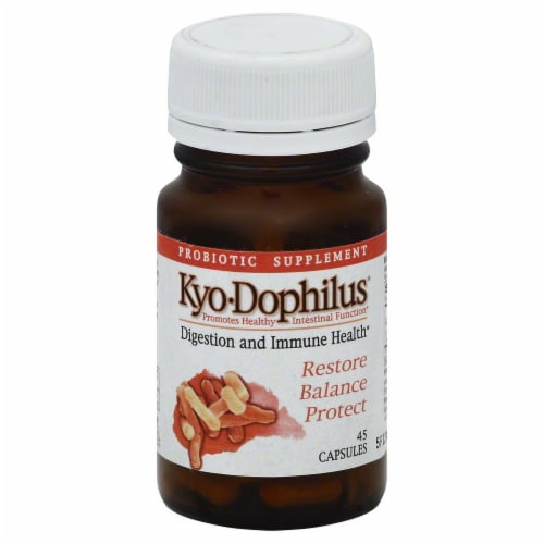 Kyolic Dophilus Digestion And Immune Health Capsules Perspective: front