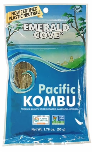Emerald Cove Pacific Kombu Dried Seaweed Perspective: front