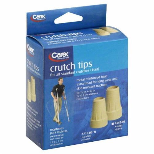 Carex Standard Crutch Tips Perspective: front