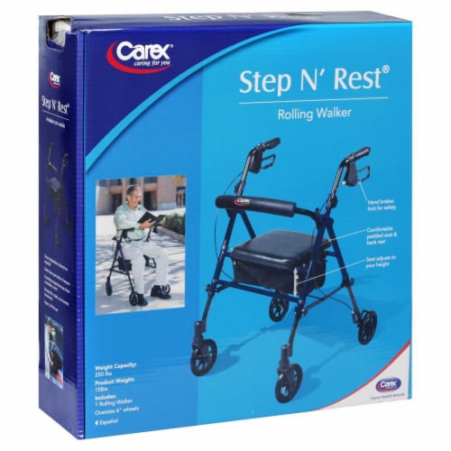 Carex Step 'n Rest Walker Perspective: front