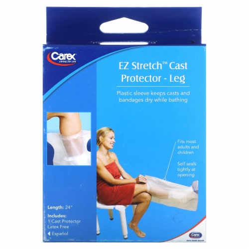 Carex® EZ Stretch Leg Cast Protector Perspective: front