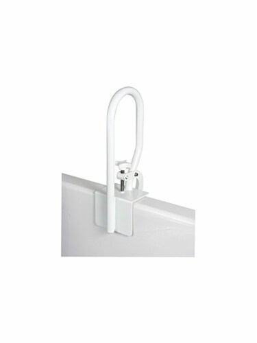 Carex Bathtub Rail - White Perspective: front