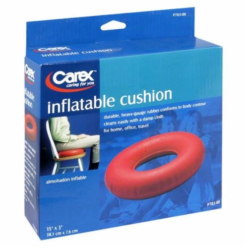 Carex Rubber Inflatable Cushion Perspective: front