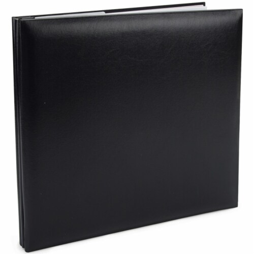 Pioneer Leatherette Post Bound Album 12 X12 -Black Perspective: front