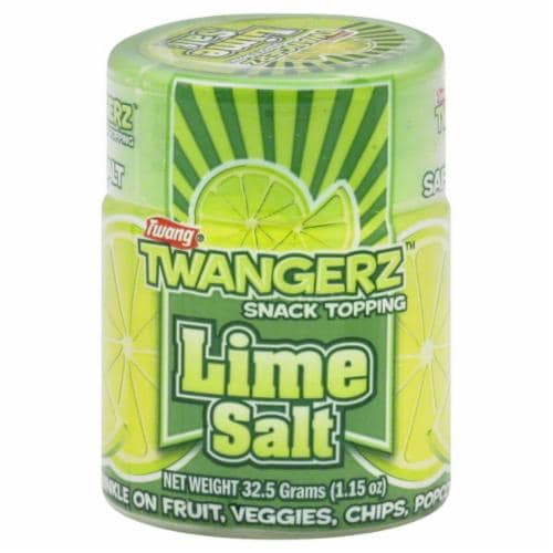 Twangerz Lime Salt Salt Snack Topping Perspective: front