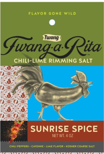 Twang-A-Rita Sunrise Spice Chili-Lime Rimming Salt Perspective: front