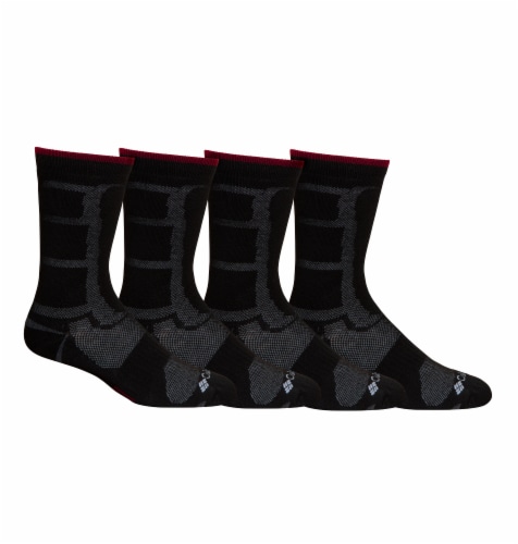 Columbia Large Crew Socks - Black Perspective: front