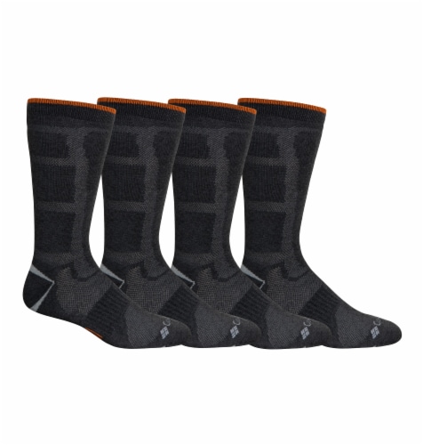 Columbia Large Crew Socks - Charcoal Perspective: front
