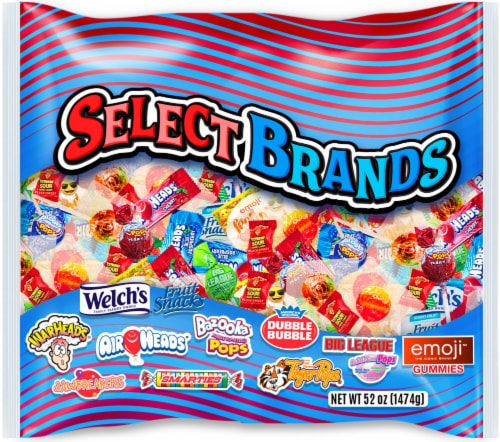 Mayfair Select Brands Variety Fruity Candy Fun Size Bag Perspective: front