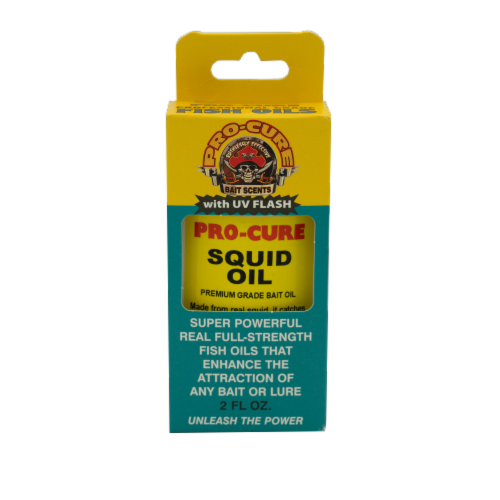 Pro-Cure Squid Oil Bait Scents Perspective: front