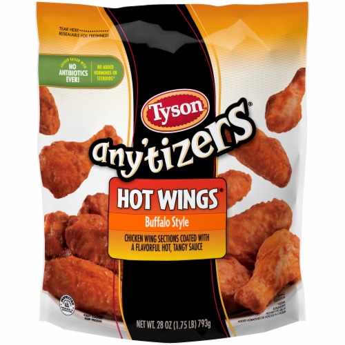 Tyson Buffalo Style Hot Wings Any'tizers Perspective: front