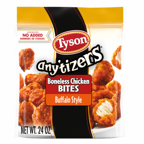 Tyson® Any'tizers® Buffalo Style Boneless Chicken Bites Perspective: front