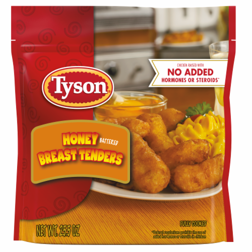 Tyson Frozen Honey Battered Breast Tenders Perspective: front